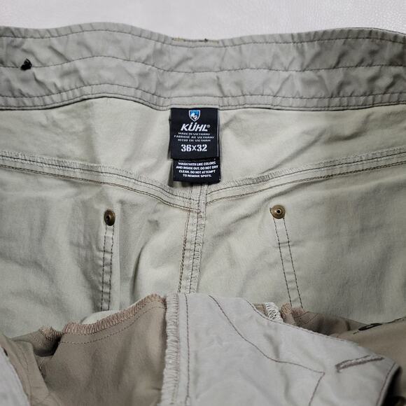 Kuhl Revolver Vintage Patina Dye Mens Pants 36x32 Cotton Outdoor Hiking - Picture 6 of 15